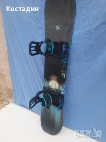 Сноуборд 142см. SALOMON QUATTRO с автомати, снимка 7 - Зимни спортове - 53214814