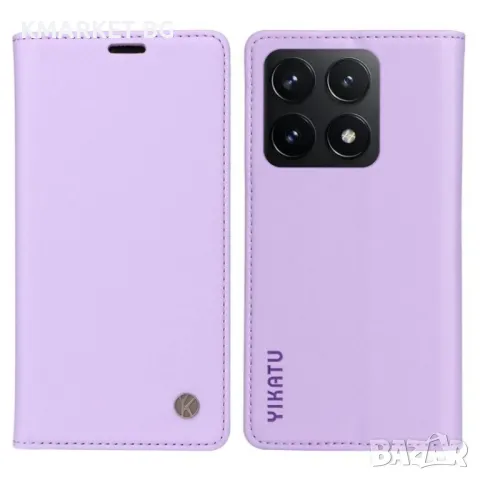 Xiaomi 14T YIKATU YK-001Wallet Кожен Калъф и Протектор, снимка 1 - Калъфи, кейсове - 47790896