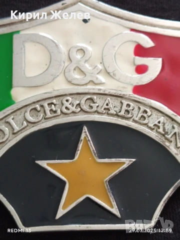ФЕШЪН КАТАРАМА за КОЛАН с Лого DOLCE & GABBANA ЛУКСОЗНА 40722, снимка 3 - Колани - 51178222