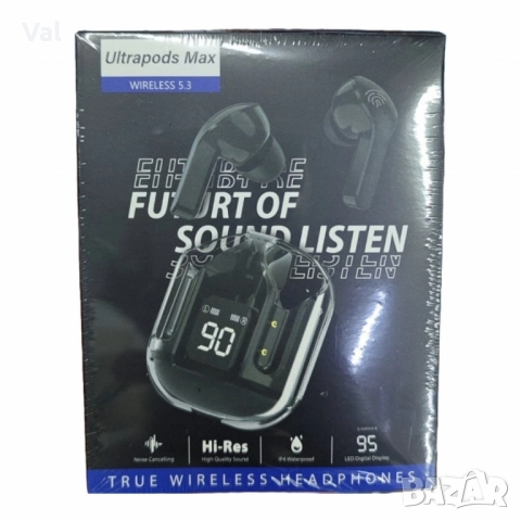 Безжични Bluetooth слушалки с LED дисплей и вграден микрофон, снимка 11 - Друга електроника - 52508723