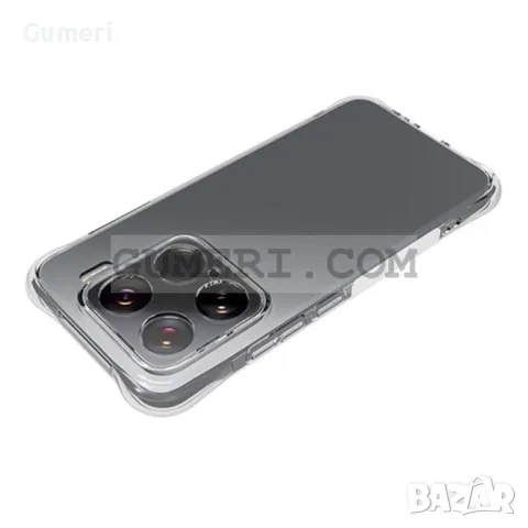 Xiaomi 15 Противоударен Прозрачен Гръб С Подсилени Ръбове "Air", снимка 3 - Калъфи, кейсове - 50044349