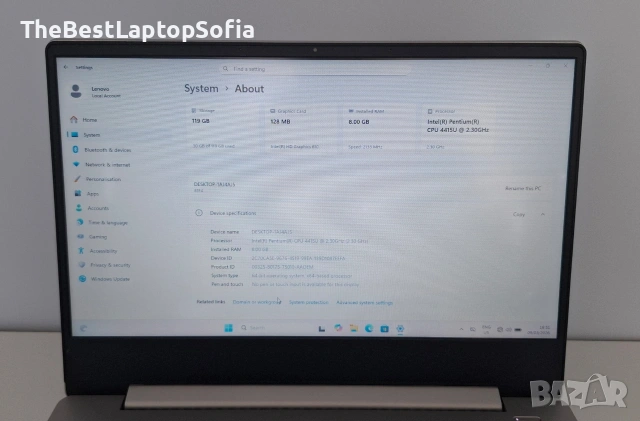 Лаптоп Леново Ideapad 330S, снимка 7 - Лаптопи за дома - 53772116