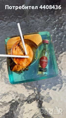 Пепелник от епоксидна смола, снимка 5 - Други - 53871825