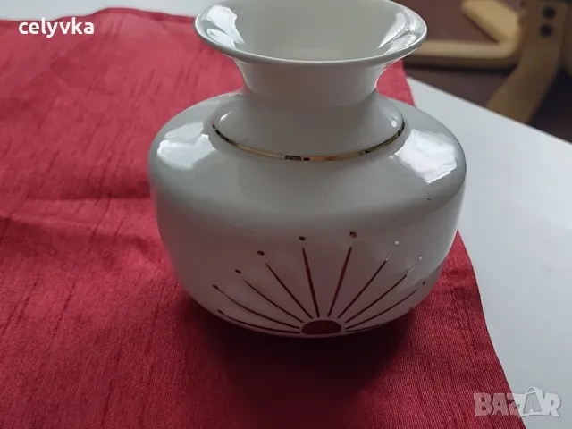 Ваза порцелан Дянко Стефанов, снимка 4 - Вази - 49749066