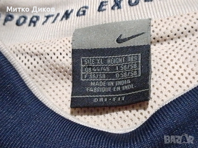 Спортна тениска винтидж 90 s дълъг ръкав като нова маркова на Nike размер ХЛ, снимка 8 - Спортни дрехи, екипи - 53901801