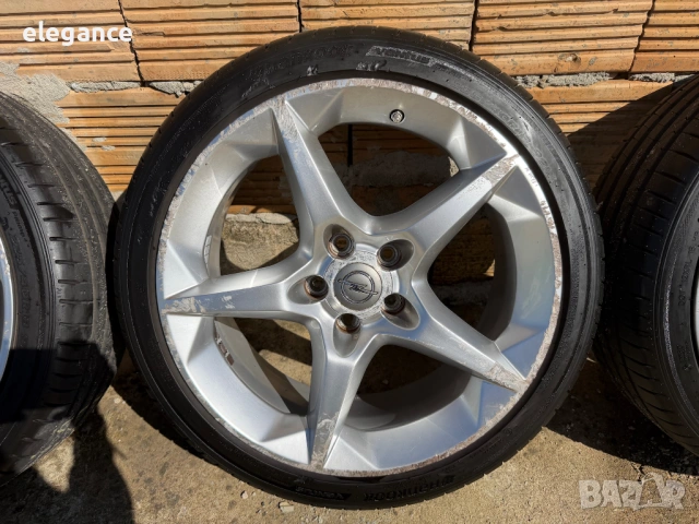 Оригинални алуминиеви джанти с летни гуми за Opel 5x110 18 цола Penta, снимка 3 - Гуми и джанти - 53817363