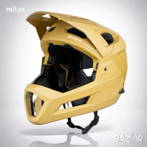 Кросова каска VENOM, Full Face, EN Сертифицирана, Модулна, Регулируема, Размер: S/M, снимка 2 - Аксесоари за велосипеди - 54148238