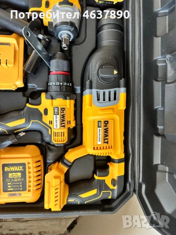 Комплект инструменти DeWalt 36v, снимка 2 - Куфари с инструменти - 52243086