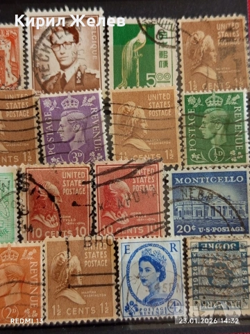 Стари пощенски марки от цял свят смесени АМЕРИКАНСКИ ПРЕЗИДЕНТИ за КОЛЕКЦИЯ 51959, снимка 3 - Филателия - 53201023