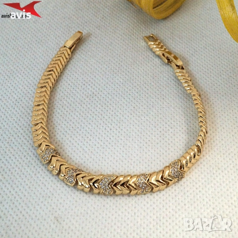 Гривна с 14К златно покритие 234825