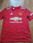 adidas manchester united - юношеска футболна тениска 13-14год.164см., снимка 4