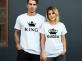 Промо цена!Тениски за семейства и влюбени двойки King & Queen, снимка 1