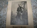 Стара картичка с българския пътешественик Михаил Матев, 1904г., снимка 3