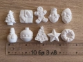 коледни фигурки за оцветяване, снимка 1