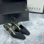 дамски сандали на ток, чанта и портмоне gucci , снимка 4