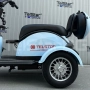 Електрическа триколка 2+1 750.1 ТИП VESPA STYLE с диференциал Нов модел, голяма равна седалка, подхо, снимка 16