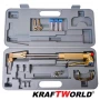 Професионален резак за газокислородно рязане – KRAFTWORLD 440мм с пергел и 4 дюзи, снимка 5