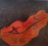 Картина, голо тяло, еротика, 1997 г., снимка 1 - Картини - 44943436