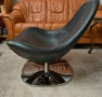 Елегантно кресло от естествена кожа , снимка 3
