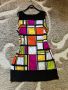 Страхотна голяма цветна лятна дамска рокля (размер 2ХЛ), снимка 1 - Рокли - 45979557