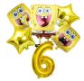 Лот 6 броя целофанови балони Спондж Боб, снимка 3