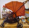 Бебешка количка KinderKraft Grande 2020, бордо
, снимка 9