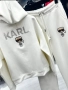 Karl Lagerfeld Дамски Бял Спортен Комплект🔝Дамски Спортен Екип Карл Лагерфелд Код S319, снимка 2