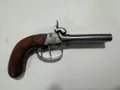 Стар двуцевен капсулен пистолет, снимка 1