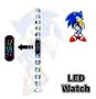 Led Соник Sonic детски часовник електронен тип гривна, снимка 3