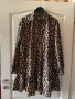 Нова разкошна ежедневна елегантна леопардова тигрова рокля волани , снимка 2