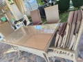 Градинска маса и столове имитация ратан, снимка 3