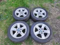 Алуминиеви джанти 16-ки 5x120 за BMW E90 със зимни гуми 205/55 R16, снимка 1