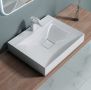 Нова дизайнерска мивка от лят мрамор, снимка 1 - Мивки - 45280176