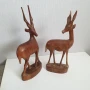 Стари дървени фигури на елени, снимка 6