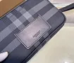 Чанта Burberry Muswell Check-print Zip Pouch in Faux Leather, снимка 8