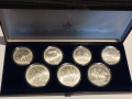 СССР 1980 г. сет 7 броя сребърни монети, снимка 1