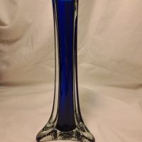 Стъклена ваза, снимка 2 - Вази - 45471175