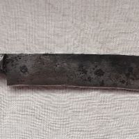Стар кован нож, каракулак, снимка 1 - Колекции - 46101096