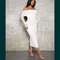 Бяла официална рокля, снимка 1 - Рокли - 45040211