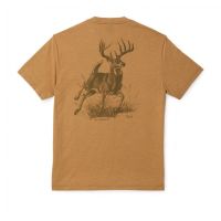 Тениска Filson - Buckshot, в цвят Dijon Buck, снимка 2 - Екипировка - 45338033