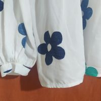 Бяла риза на цветя, снимка 3 - Ризи - 45110062