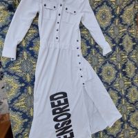 Нова дълга рокля "Бяла Феерия "  / CENSORED/ , снимка 1 - Рокли - 45430623