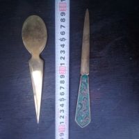Два ножа за писма, снимка 2 - Антикварни и старинни предмети - 46103884