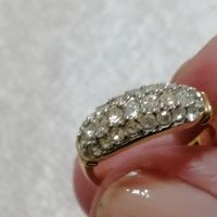 красиви позлатени пръстени с камъни , снимка 1 - Пръстени - 45394761