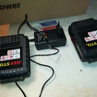 VER STIL X2 BATTERY PACK+CHARGER 2104241654, снимка 3 - Градинска техника - 45385497