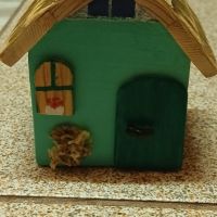 Цветна дървена къщичка , снимка 7 - Сувенири от дърво - 45422575