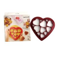 Силиконова форма за сладки и бисквити - сърца, снежинки или животинки, снимка 2 - Форми - 45692730