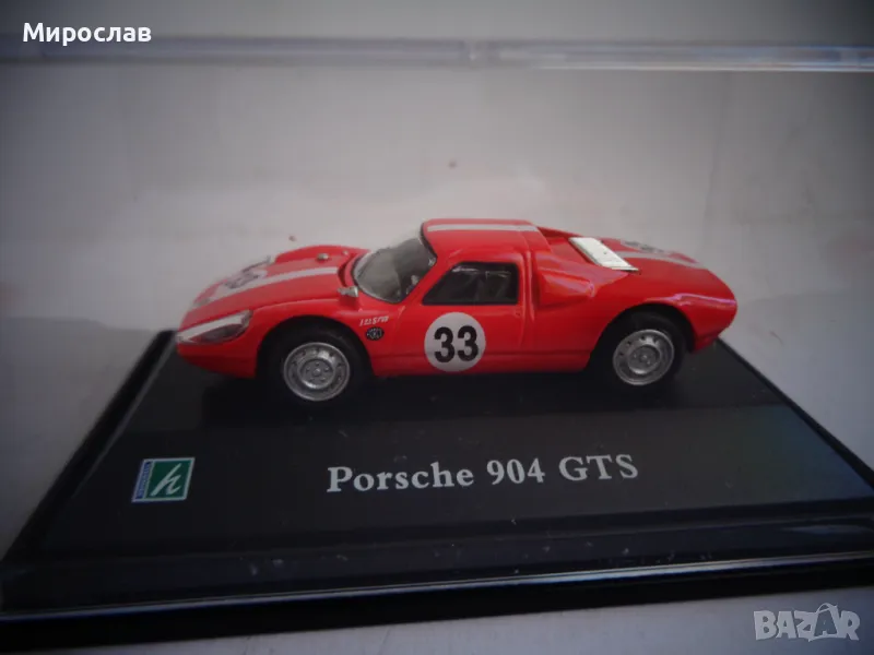  1:72 HONGWELL PORSCHE 904 GTS ИГРАЧКА КОЛИЧКА МОДЕЛ, снимка 1