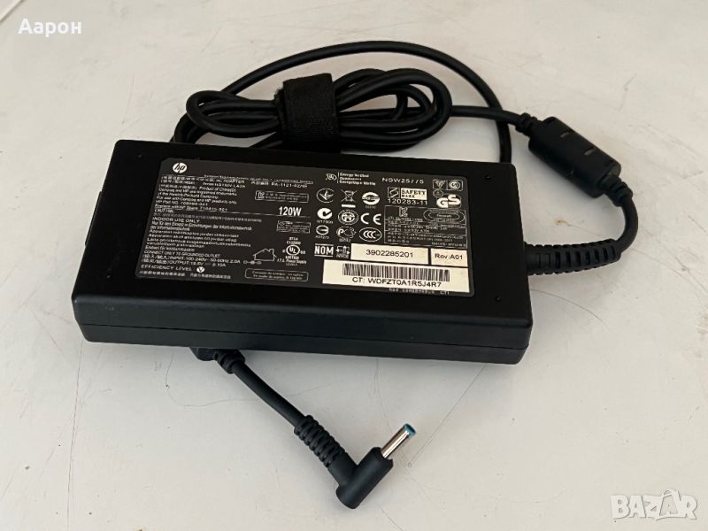 HP120W оригинално зарядно 19.5V 6.15A 120W, снимка 1