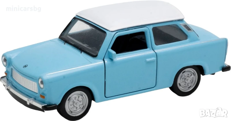 1:34 Метални колички: Trabant 601 - Welly, снимка 1